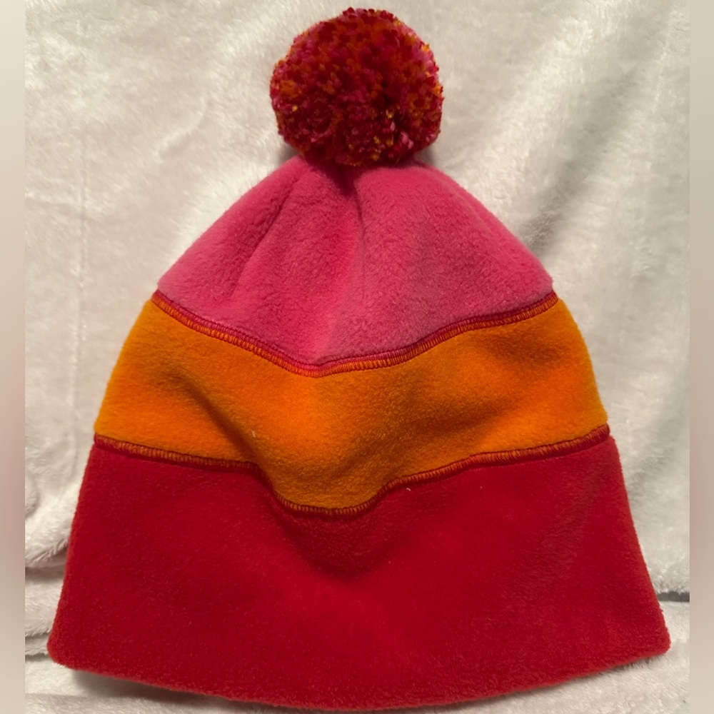 Colorful Pom-Pom Beanie